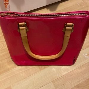 LV Vernis Pink Houston Bag
